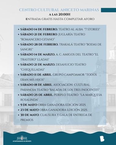 Regresa el Certamen de Teatro Ana Mª Vidal en Brunete