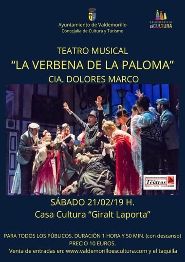 Disfruta de 'La verbena de la Paloma' en el Auditorio este sábado